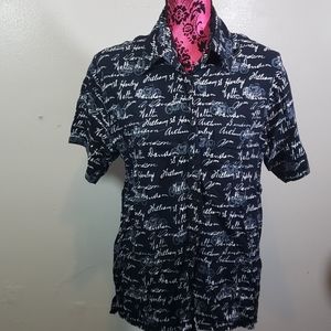 3💋 for $35 Harley Davidson Button Down Blouse